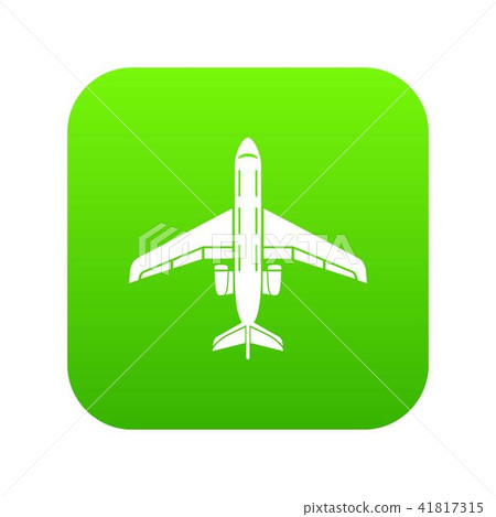Passenger plane icon, simple style Passenger plane icon, simple style 41817315