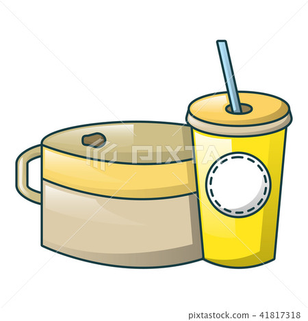 Food and drink icon, cartoon style Food and drink icon, cartoon style 41817318