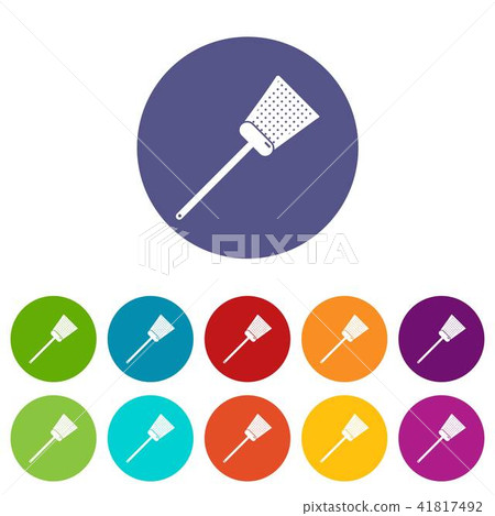 Swatter icons set vector color 41817492