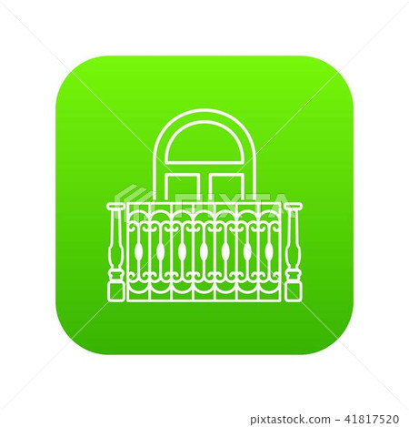 Design of balcony icon, simple style 41817520
