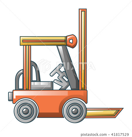 Lift truck icon, cartoon style 41817529
