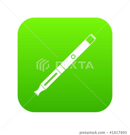 Electronic cigarette icon digital green Electronic cigarette icon digital green 41817893