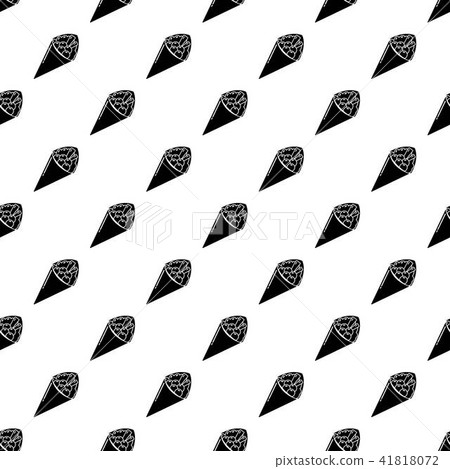 Sushi food icon, simple black style 41818072