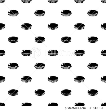 Macaroons icon, simple black style 41818131