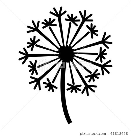 Dandelion icon, simple style Dandelion icon, simple style 41818438
