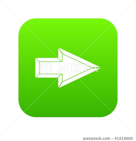 Pointer icon digital green - Stock Illustration [41818600] - PIXTA