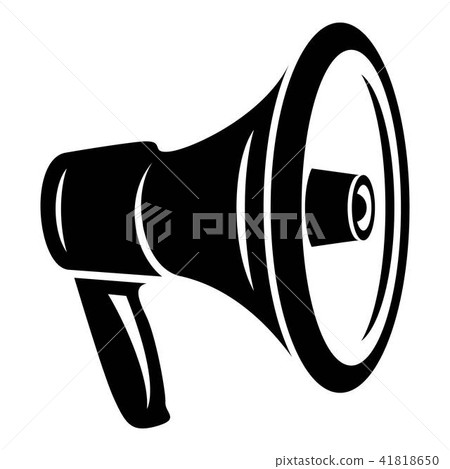 Loud megaphone icon, simple style Loud megaphone icon, simple style 41818650