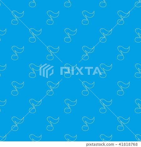 Music note pattern vector seamless blue Music note pattern vector seamless blue 41818768