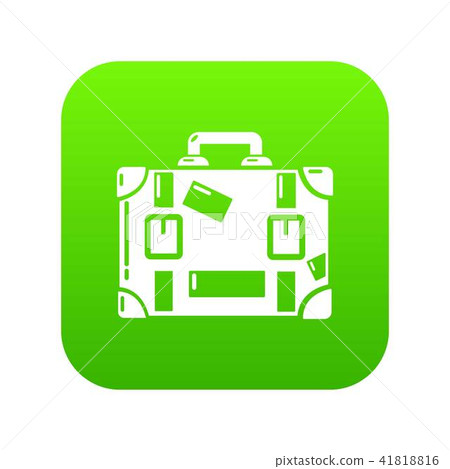Travel suitcase icon, simple black style Travel suitcase icon, simple black style 41818816