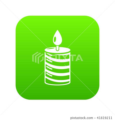 Candle holiday icon, simple black style Candle holiday icon, simple black style 41819211