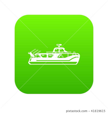 Boat icon, simple black style 41819615