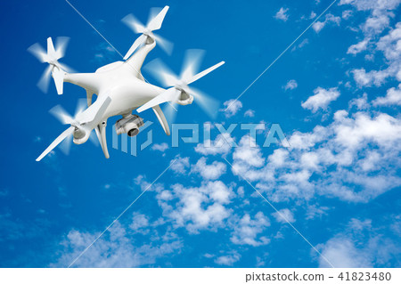 Drones Floating on a background 41823480