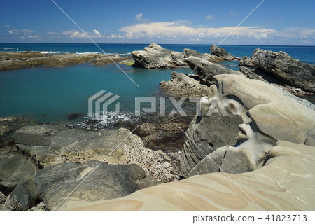 台灣東部的奇岩景觀小野柳 41823713