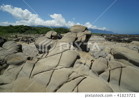 台灣東部的奇岩景觀小野柳 41823721