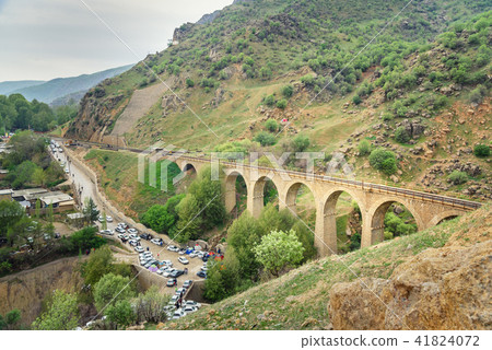 Railway bridge near Bisheh village. Iran Railway bridge near Bisheh village. Iran 41824072