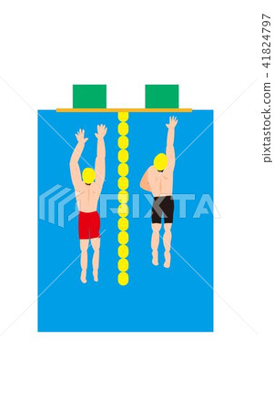 游泳運動員游泳比賽游泳目標 41824797