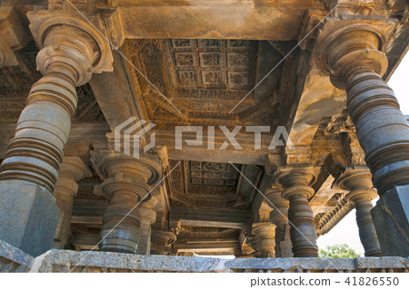 Ceiling architecture of Nandi mandapa 41826550