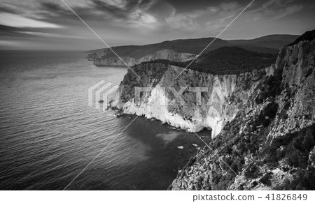Black and white landscape of Zakynthos Black and white landscape of Zakynthos 41826849