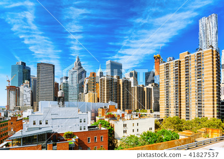 Lower Manhattan  from Brooklyn Bridge  41827537