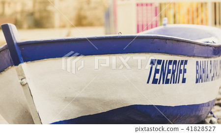 Characteristic boat with inscription Tenerife Characteristic boat with inscription Tenerife 41828527