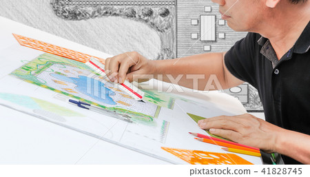 Landscape architect design backyard pool plan Landscape architect design backyard pool plan 41828745