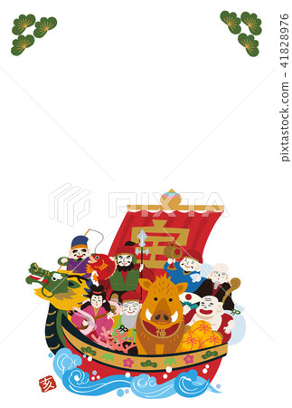 New Year card design Yokohama 2019 New Year's card New Year card design Yokohama 2019 New Year's card 41828976