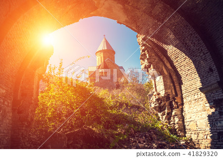Ancient Fortress Ananuri in Georgia country 41829320
