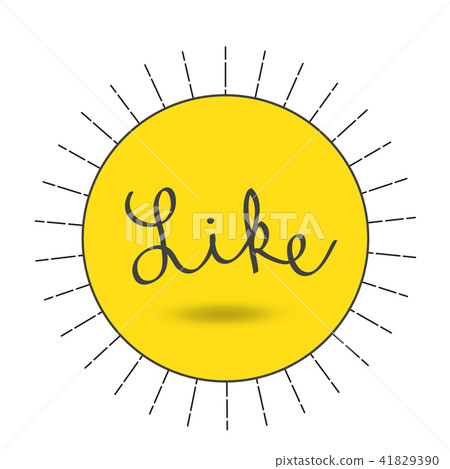 like-hand sign with raised thumb like-hand sign with raised thumb 41829390