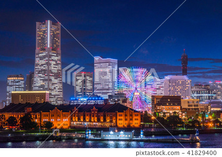 "Kanagawa Prefecture" Yokohama Minato Mirai · Night view "Kanagawa Prefecture" Yokohama Minato Mirai · Night view 41829400