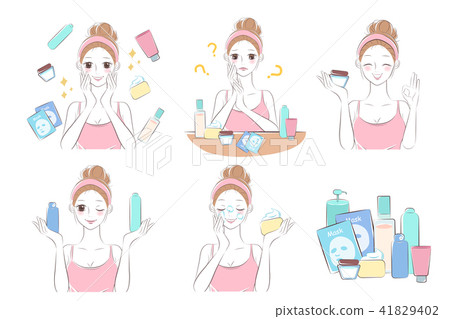 woman with beauty concept 41829402