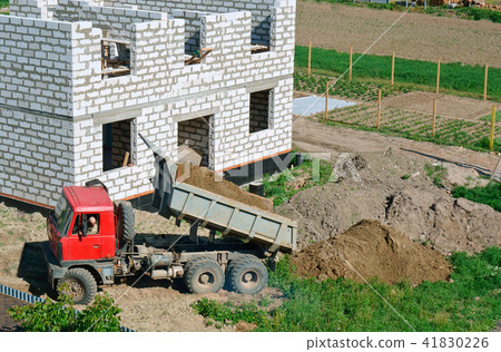the excavator works as a bucket 41830226