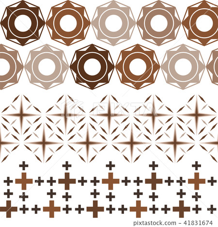 Lace material ribbon pattern set 41831674