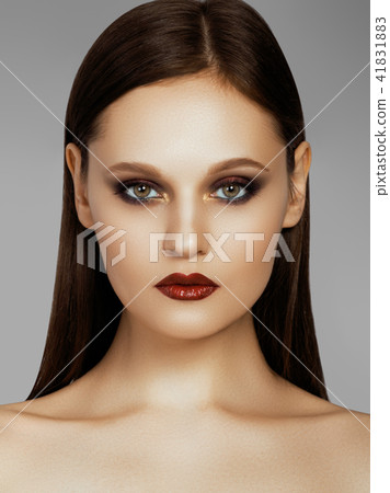 Woman beauty face. Skincare. Makeup, cosmetics 41831883