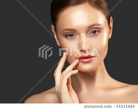 Woman beauty face. Skincare. Makeup, cosmetics Woman beauty face. Skincare. Makeup, cosmetics 41831884