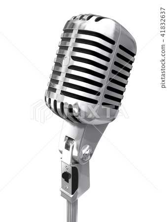 Microphone isolated 3d illustration Microphone isolated 3d illustration 41832637