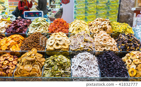Turkish delight or lokum sold in Spice Bazaar. Turkish delight or lokum sold in Spice Bazaar. 41832777