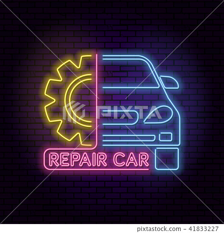 car neon logo