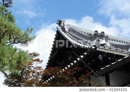 京都Rushan寺廟大教堂屋頂 41834320