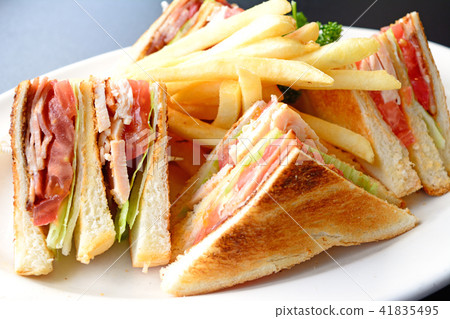 Delicious clubhouse sandwich 41835495