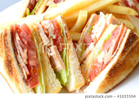 Delicious clubhouse sandwich 41835504