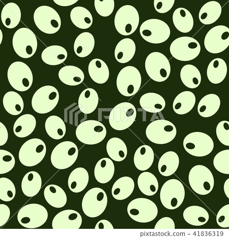 Vector seamless pattern with oval elements. Vector seamless pattern with oval elements. 41836319