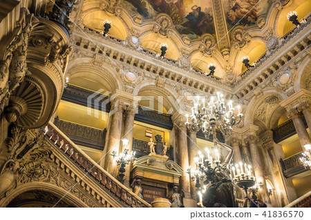 法國巴黎歌劇院的大樓梯 法國巴黎歌劇院的大樓梯 41836570