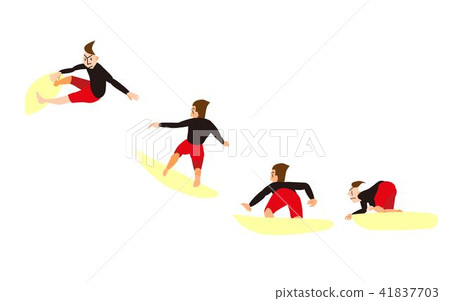 衝浪衝浪者連續 41837703