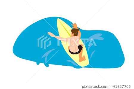 Surfing Surfer Back 41837705