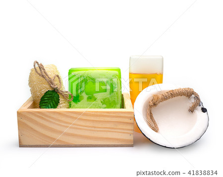 Beauty and fashion concept with spa set. 41838834