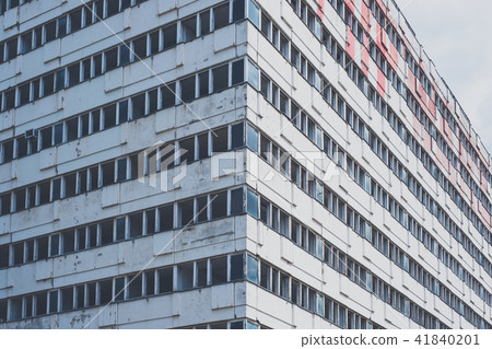 abandoned building building facade of empty house 41840201