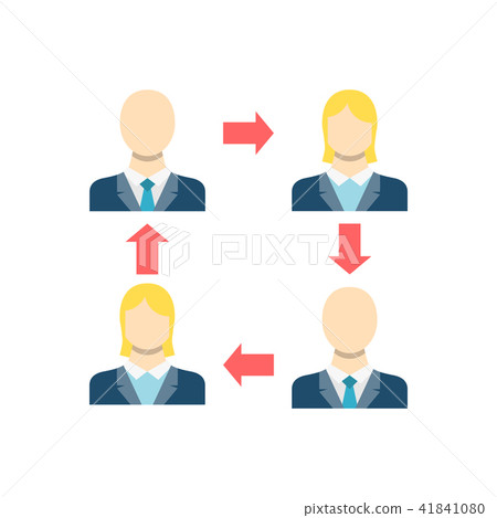 Peer to Peer Vector Icon Peer to Peer Vector Icon 41841080