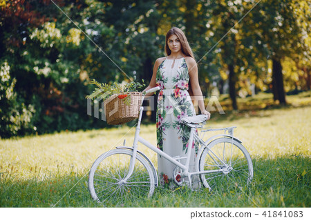 Girl with a bike Girl with a bike 41841083