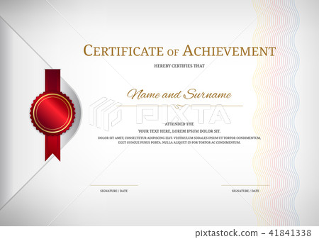 Luxury certificate template with elegant border Luxury certificate template with elegant border 41841338