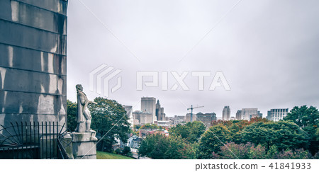 cloudy day and autumn season over providence cloudy day and autumn season over providence 41841933